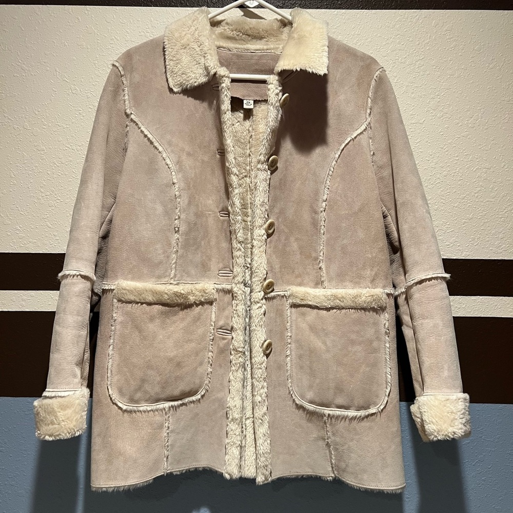 Westbound Suede Jacket w/ fur trim